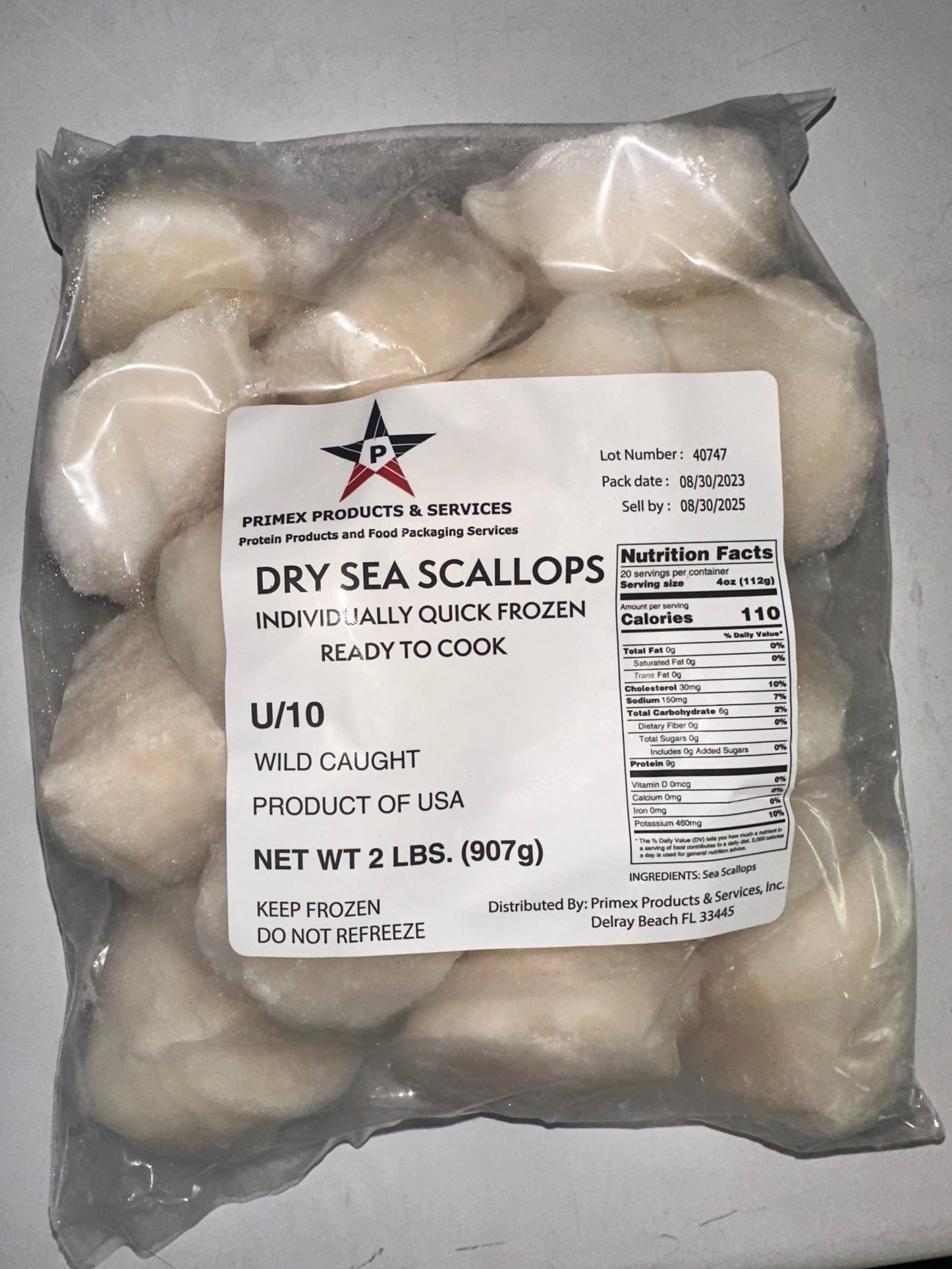 U10 Dry Sea Scallops